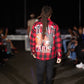 MF WANTED FEMMES FLANNEL LUMBERJACK JACKET (RED)