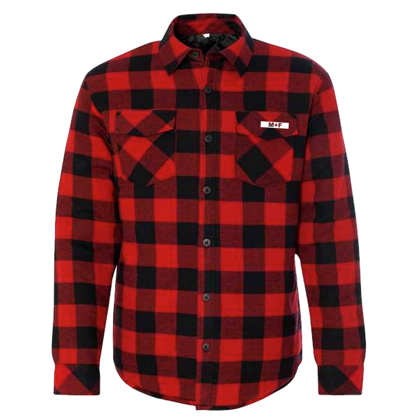 MF WANTED FEMMES FLANNEL LUMBERJACK JACKET (RED)